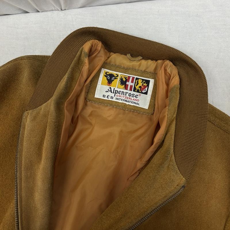 古着 USED ジャケット、上着 レザージャケット Alpenrose アルペンローズ 牛革 スエード レザー ボンバー ジャケット - メンズ USED 古着 中古 50159369