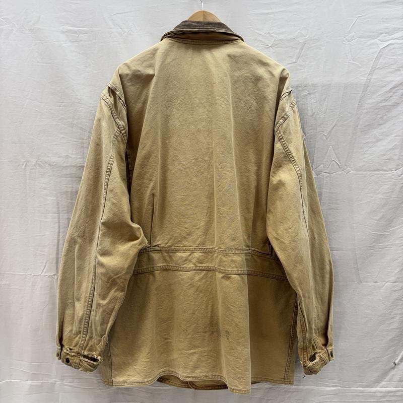 ウールリッチ WOOLRICH ジャケット、上着 ジャンパー、ブルゾン 90年代 ビンテージ USA製 レザーカラー ダック ハンティング ジャケット 90s VINTAGE L メンズ USED 古着 中古 50159370