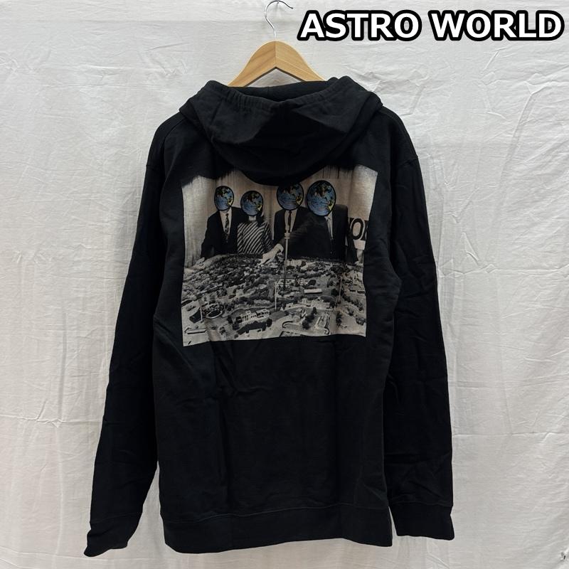 古着 USED パーカー 長袖 Travis Scott Astro World Staff プルオーバー フーディ スウェット パーカー M 黒 / ブラック / black メンズ USED 古着 中古 50159372