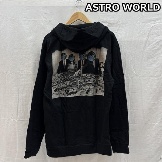 古着 USED パーカー 長袖 Travis Scott Astro World Staff プルオーバー フーディ スウェット パーカー M 黒 / ブラック / black メンズ USED 古着 中古 50159372