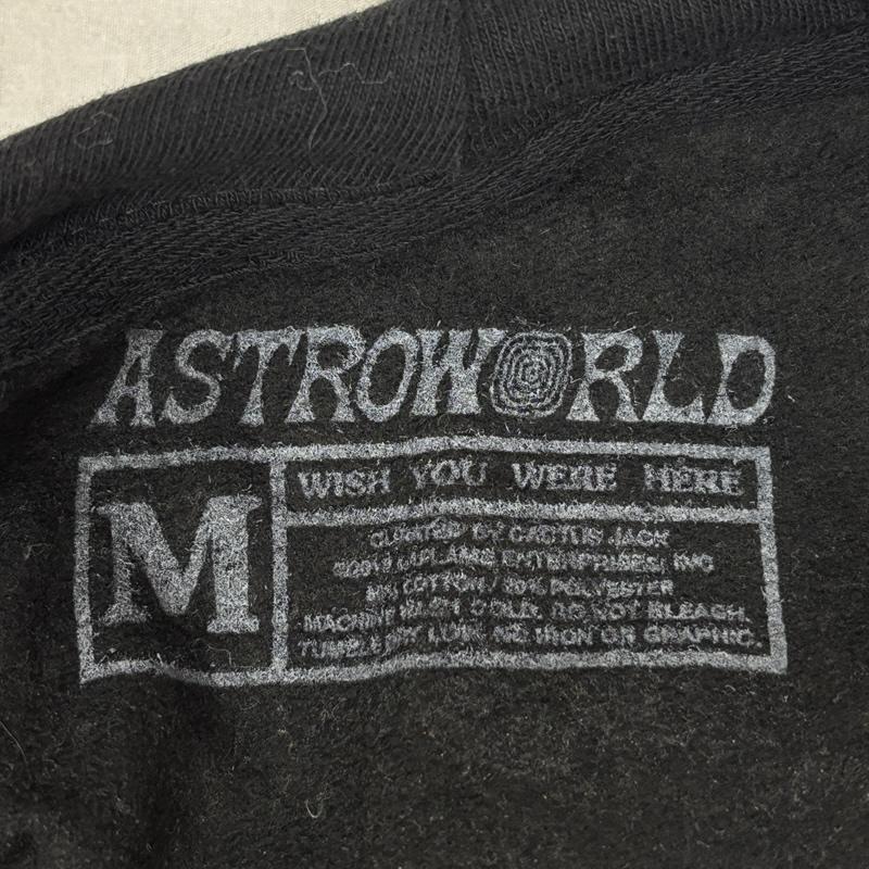 古着 USED パーカー 長袖 Travis Scott Astro World Staff プルオーバー フーディ スウェット パーカー M 黒 / ブラック / black メンズ USED 古着 中古 50159372
