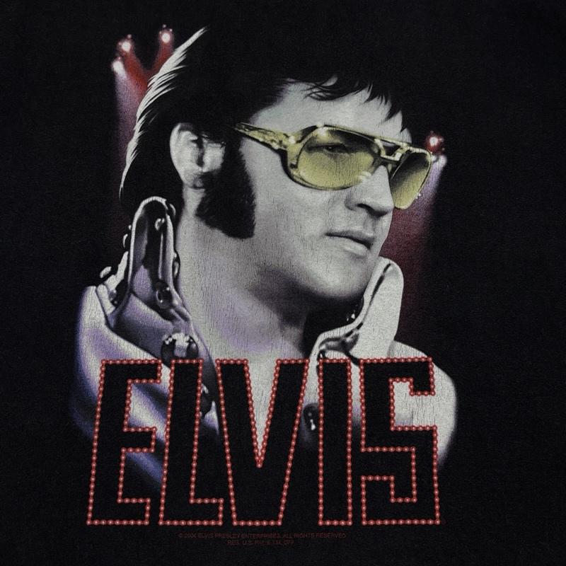 古着 USED Tシャツ 半袖 ELVIS PRESLEY エルビスプレスリー 2004年 バンド Tシャツ バンT 00s AAA エルサルバドル製 XL メンズ USED 古着 中古 50159378