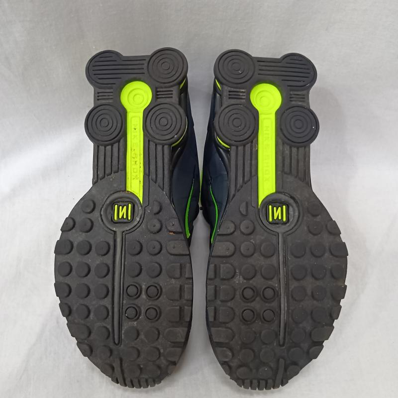 ナイキ NIKE スニーカー スニーカー CW2626-002 Nike GS Shox R4 Black Volt US5Y/23.5cm 23.5cm 無地 黒 / ブラック / black X 薄緑 / ライトグリーン / レディース USED 古着 中古 50159381