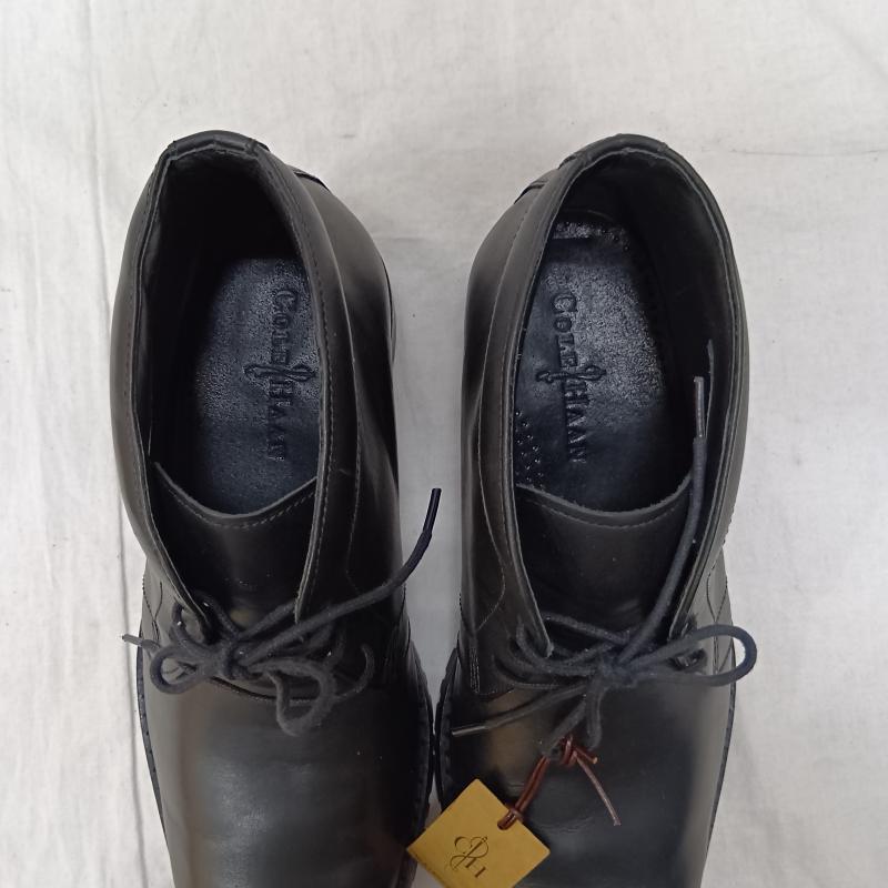 コールハーン COLE HAAN 革靴 革靴 チャッカブーツ NIKE AIR WATERPLOOF black SIZE:8W US：8 無地 黒 / ブラック / black メンズ USED 古着 中古 50159383