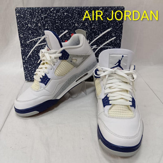 ナイキ NIKE スニーカー スニーカー DH6927-140 Nike Air Jordan 4 Midnight Navy US10.5/28.5cm US：10.5 白 / ホワイト / white X 紺 / ネイビー / navy メンズ USED 古着 中古 50159385