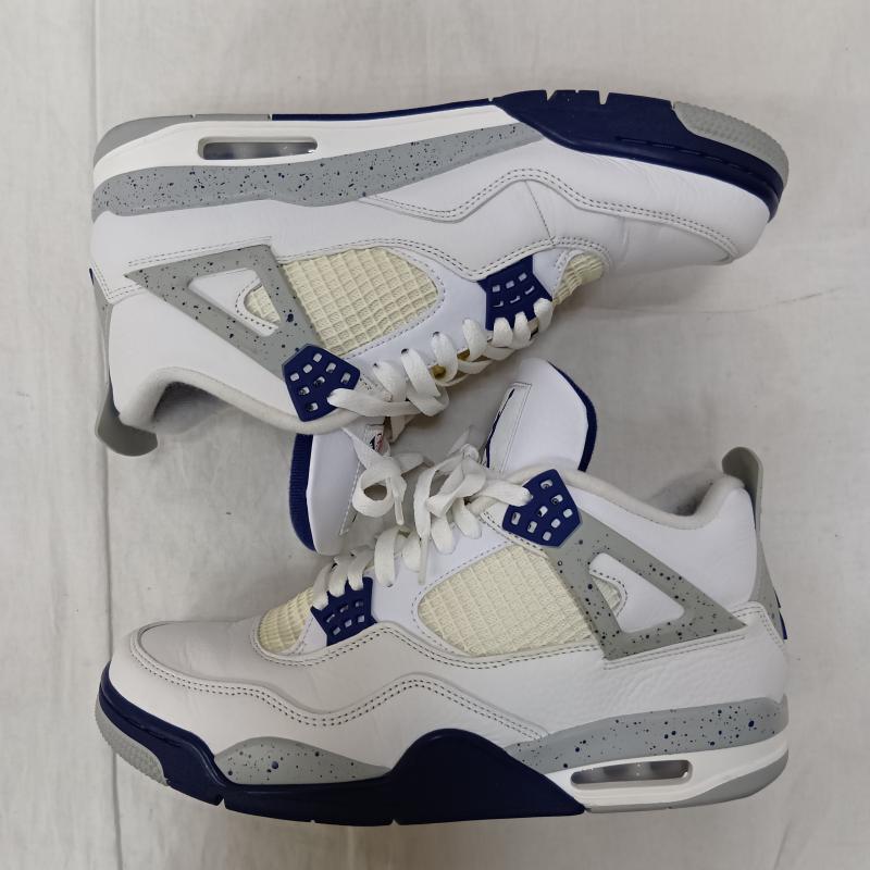 ナイキ NIKE スニーカー スニーカー DH6927-140 Nike Air Jordan 4 Midnight Navy US10.5/28.5cm US：10.5 白 / ホワイト / white X 紺 / ネイビー / navy メンズ USED 古着 中古 50159385