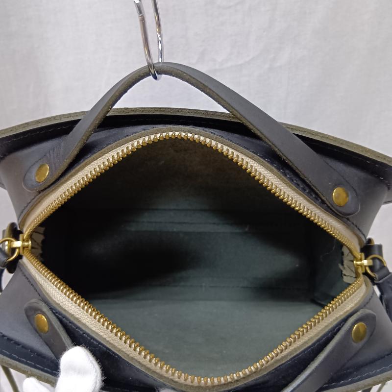 タイドウェイ TIDEWAY ショルダーバッグ ショルダーバッグ NUME SHIKAKU BOSTON black - ロゴ、文字 X ワンポイント 黒 / ブラック / black レディース USED 古着 中古 50159386