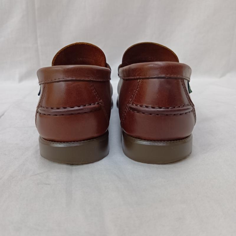 パラブーツ Paraboot ローファー ローファー CORAUX モカシンコインローファー MARINE SOLE brown - ロゴ、文字 茶 / ブラウン / brown レディース USED 古着 中古 50159389
