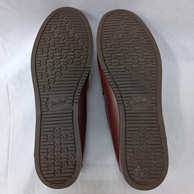 パラブーツ Paraboot ローファー ローファー CORAUX モカシンコインローファー MARINE SOLE brown - ロゴ、文字 茶 / ブラウン / brown レディース USED 古着 中古 50159389