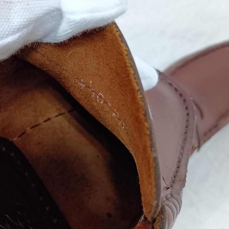 パラブーツ Paraboot ローファー ローファー CORAUX モカシンコインローファー MARINE SOLE brown - ロゴ、文字 茶 / ブラウン / brown レディース USED 古着 中古 50159389