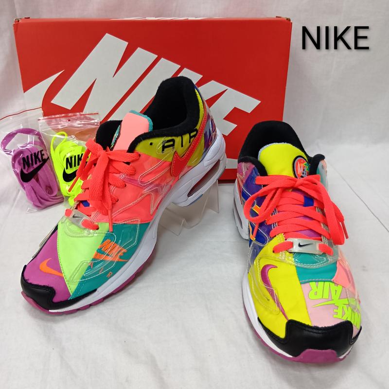ナイキ NIKE スニーカー スニーカー BV7406-001 atmos × Nike Air Max 2 Light Multi US8/26cm US：8 マルチカラー / マルチカラー / multicolor メンズ USED 古着 中古 50159392