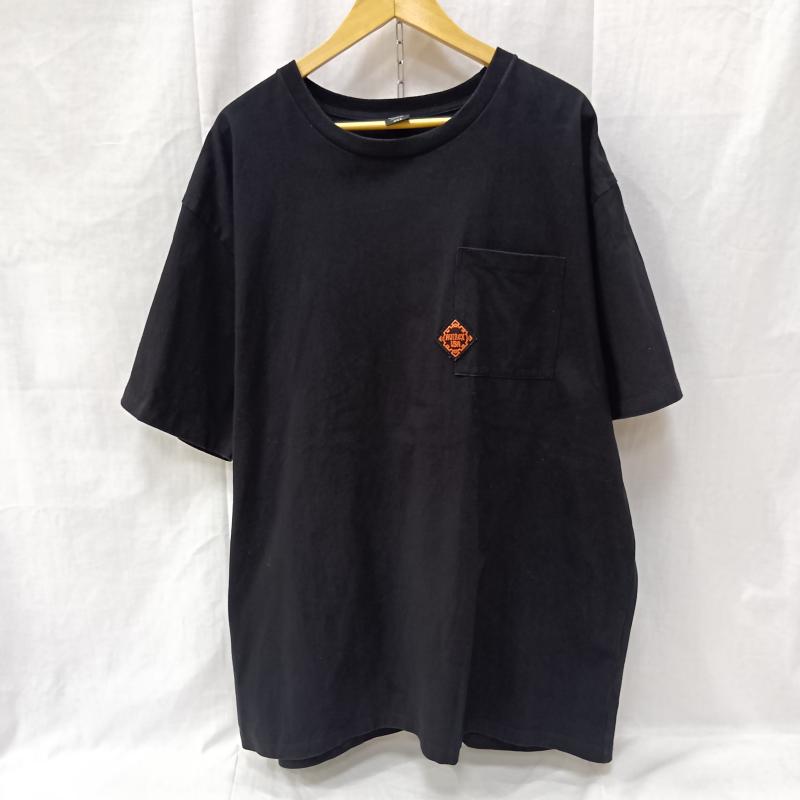 アヴィレックス AVIREX U.S.A. Tシャツ 半袖 WEB限定 TWIN DRAGON T-SHIRT ドラゴン刺繍 black 2XL XXL 刺繍 黒 / ブラック / black メンズ USED 古着 中古 50159396