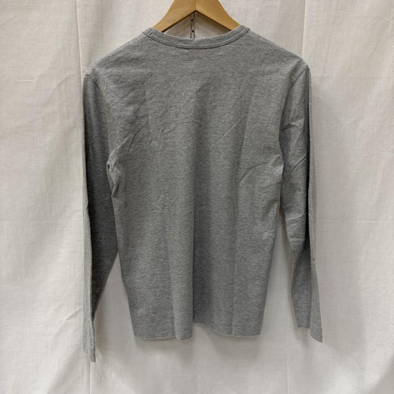 プレイコムデギャルソン PLAY COMME des GARCONS Tシャツ 長袖 ハートパッチ L/S TEE グレー S S ワンポイント 灰 / グレー / gray メンズ USED 古着 中古 50159399