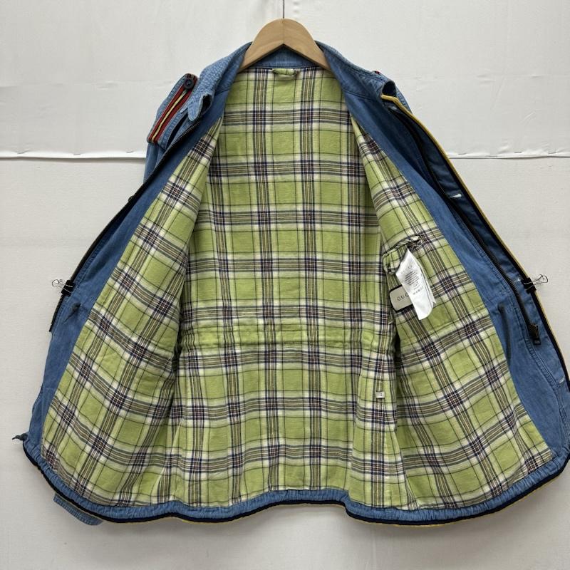 グッチ GUCCI ジャケット、上着 ジャンパー、ブルゾン デニム ミリタリー ジャケット 46 インディゴ / インディゴ / Indigo メンズ USED 古着 中古 50159403