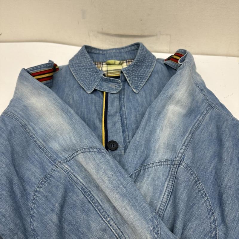 グッチ GUCCI ジャケット、上着 ジャンパー、ブルゾン デニム ミリタリー ジャケット 46 インディゴ / インディゴ / Indigo メンズ USED 古着 中古 50159403