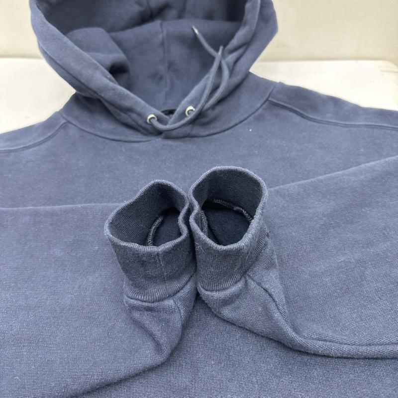 バレンシアガ BALENCIAGA パーカー 長袖 20SS Bonjour Bal Hoodie ロゴ プリント パーカー 600583 THV61 XS 紺 / ネイビー / navy メンズ USED 古着 中古 50159404