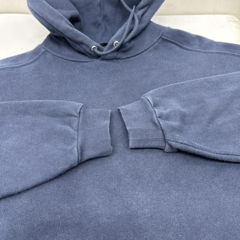 バレンシアガ BALENCIAGA パーカー 長袖 20SS Bonjour Bal Hoodie ロゴ プリント パーカー 600583 THV61 XS 紺 / ネイビー / navy メンズ USED 古着 中古 50159404