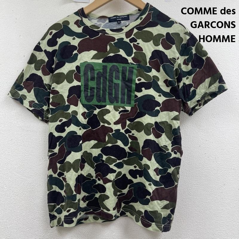 コムデギャルソンオム COMME des GARCONS HOMME Tシャツ 半袖 CdGH ボックス ロゴ プリント 迷彩柄 Tシャツ カットソー ht-t004 S マルチカラー / マルチカラー / multicolor メンズ USED 古着 中古 50159412