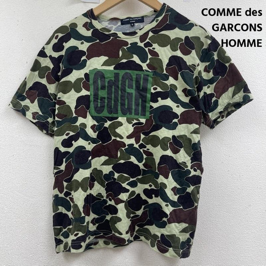 コムデギャルソンオム COMME des GARCONS HOMME Tシャツ 半袖 CdGH ボックス ロゴ プリント 迷彩柄 Tシャツ カットソー ht-t004 S マルチカラー / マルチカラー / multicolor メンズ USED 古着 中古 50159412