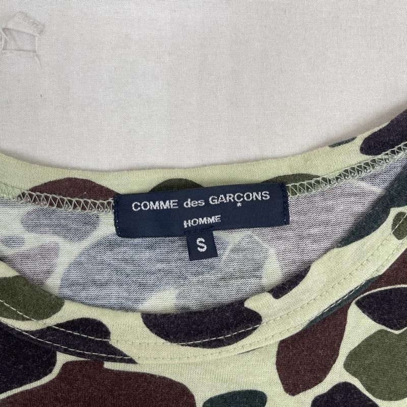 コムデギャルソンオム COMME des GARCONS HOMME Tシャツ 半袖 CdGH ボックス ロゴ プリント 迷彩柄 Tシャツ カットソー ht-t004 S マルチカラー / マルチカラー / multicolor メンズ USED 古着 中古 50159412
