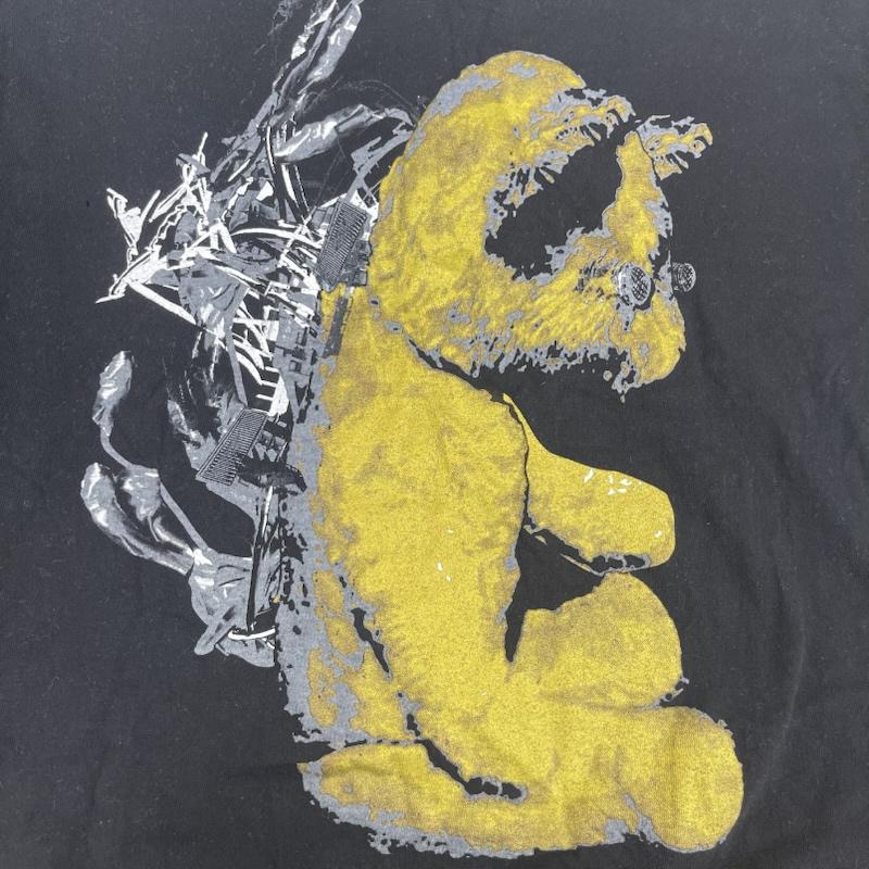 ワイズ Y s Tシャツ 半袖 Y s Bang On! 日本製 テディベア グラフィック プリント Tシャツ yk-t88-052 2 黒 / ブラック / black メンズ USED 古着 中古 50159418