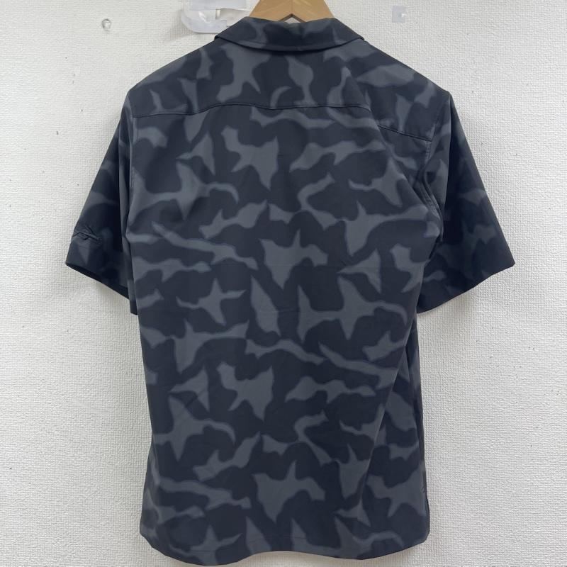 パタゴニア patagonia シャツ、ブラウス 半袖 ストレッチ プレーニング ハイブリッド シャツ 迷彩柄 86205sp18 XS 黒 / ブラック / black メンズ USED 古着 中古 50159436