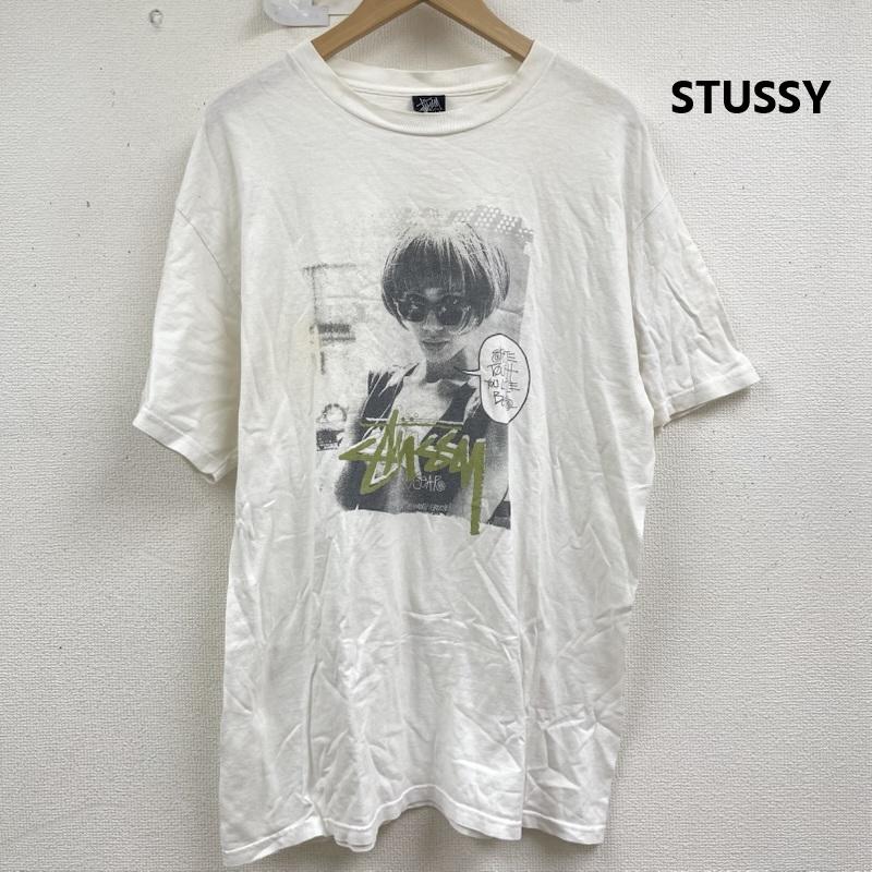 ステューシー STUSSY Tシャツ 半袖 00s SKATE TOUGH YOU LITTLE BOYS ナオミ キャンベル Tシャツ L 白 / ホワイト / white メンズ USED 古着 中古 50159441