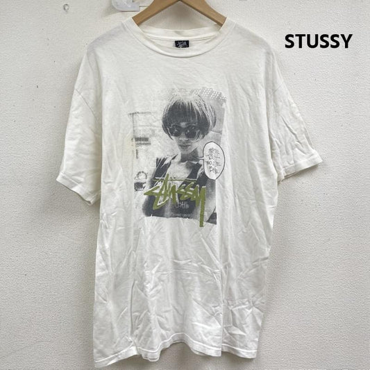 ステューシー STUSSY Tシャツ 半袖 00s SKATE TOUGH YOU LITTLE BOYS ナオミ キャンベル Tシャツ L 白 / ホワイト / white メンズ USED 古着 中古 50159441