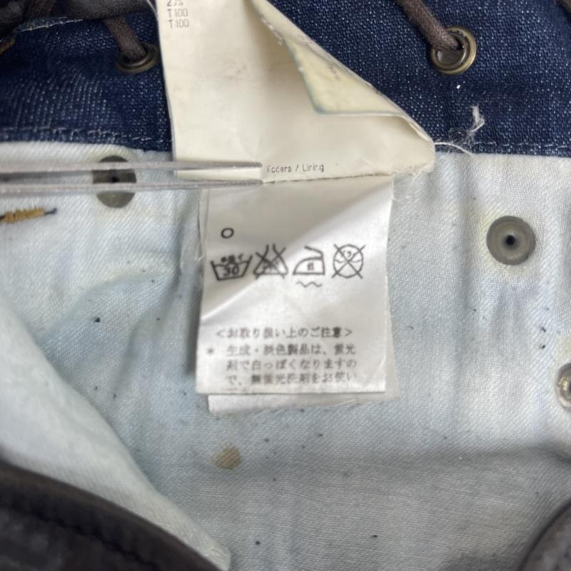 古着 USED パンツ デニム、ジーンズ Byblos Blu archive 編み上げ デザイン レザー ベルト デニム パンツ y2k 27インチ インディゴ / インディゴ / Indigo レディース USED 古着 中古 50159442