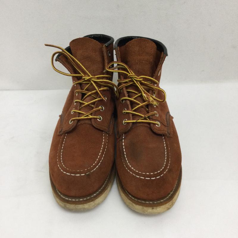 レッドウィング RED WING ブーツ ショートブーツ レッドウィング 8810 クラシックモックトゥ 赤茶 スエード US：8 茶 / ブラウン / brown メンズ USED 古着 中古 50159449