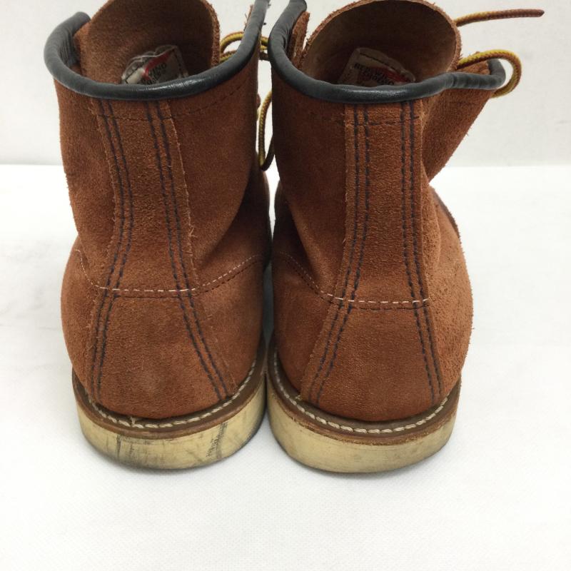 レッドウィング RED WING ブーツ ショートブーツ レッドウィング 8810 クラシックモックトゥ 赤茶 スエード US：8 茶 / ブラウン / brown メンズ USED 古着 中古 50159449