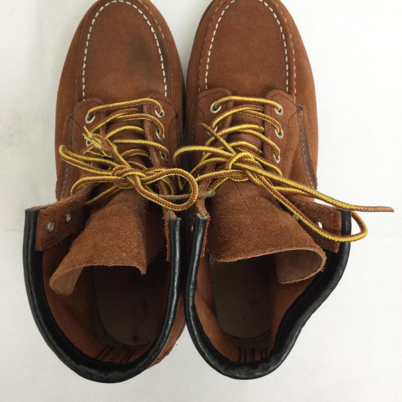 レッドウィング RED WING ブーツ ショートブーツ レッドウィング 8810 クラシックモックトゥ 赤茶 スエード US：8 茶 / ブラウン / brown メンズ USED 古着 中古 50159449