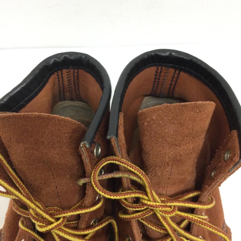 レッドウィング RED WING ブーツ ショートブーツ レッドウィング 8810 クラシックモックトゥ 赤茶 スエード US：8 茶 / ブラウン / brown メンズ USED 古着 中古 50159449