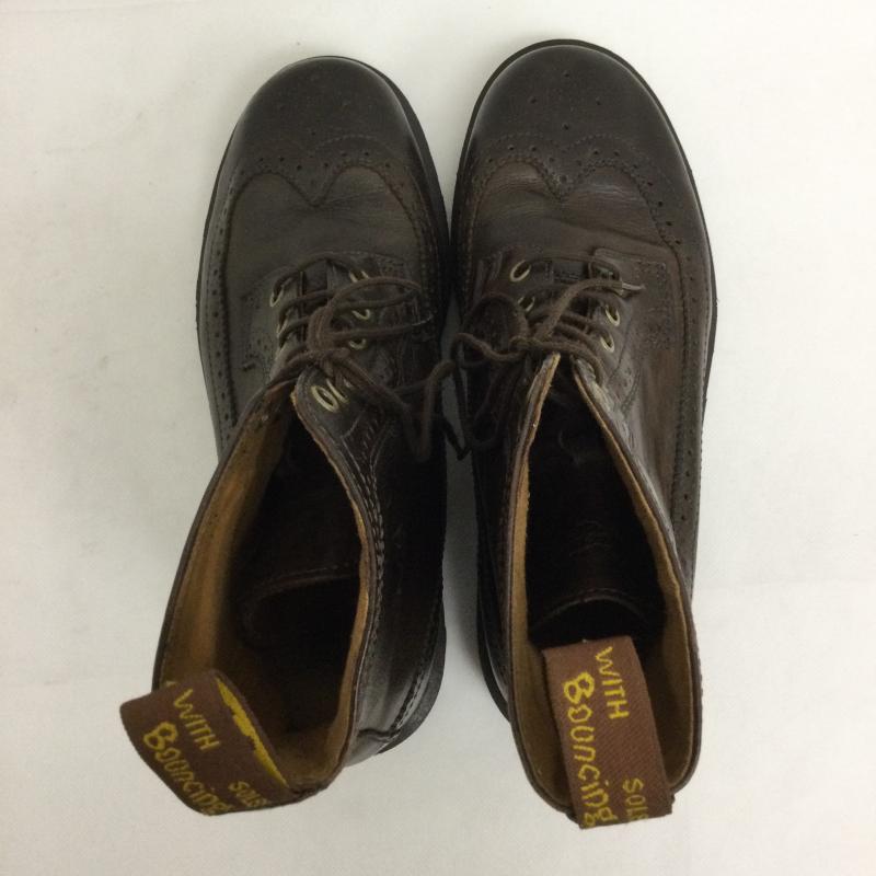 ドクターマーチン Dr.Martens ブーツ ショートブーツ ドクターマーチン FITZROY フィッツロイ ブローグ7ホールブーツ UK：8 茶 / ブラウン / brown メンズ USED 古着 中古 50159453