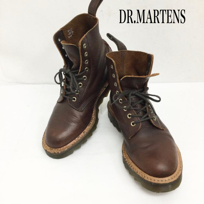 ドクターマーチン Dr.Martens ブーツ ショートブーツ ドクターマーチン DR.MARTENS 1F66 8ホールブーツ シューズ イングランド製 UK：7 茶 / ブラウン / brown メンズ USED 古着 中古 50159457