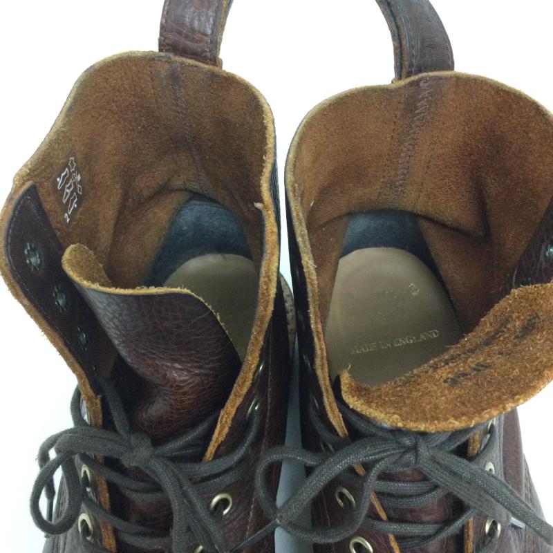 ドクターマーチン Dr.Martens ブーツ ショートブーツ ドクターマーチン DR.MARTENS 1F66 8ホールブーツ シューズ イングランド製 UK：7 茶 / ブラウン / brown メンズ USED 古着 中古 50159457