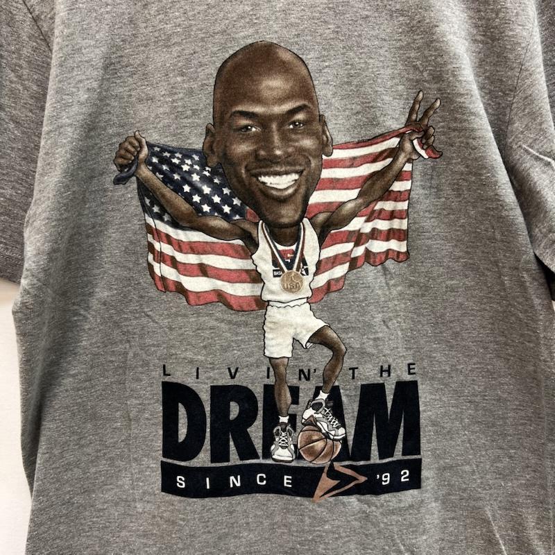 ナイキ NIKE Tシャツ 半袖 マイケル・ジョーダン 92年 ドリームチーム Tシャツ S 灰 / グレー / gray メンズ USED 古着 中古 50159471