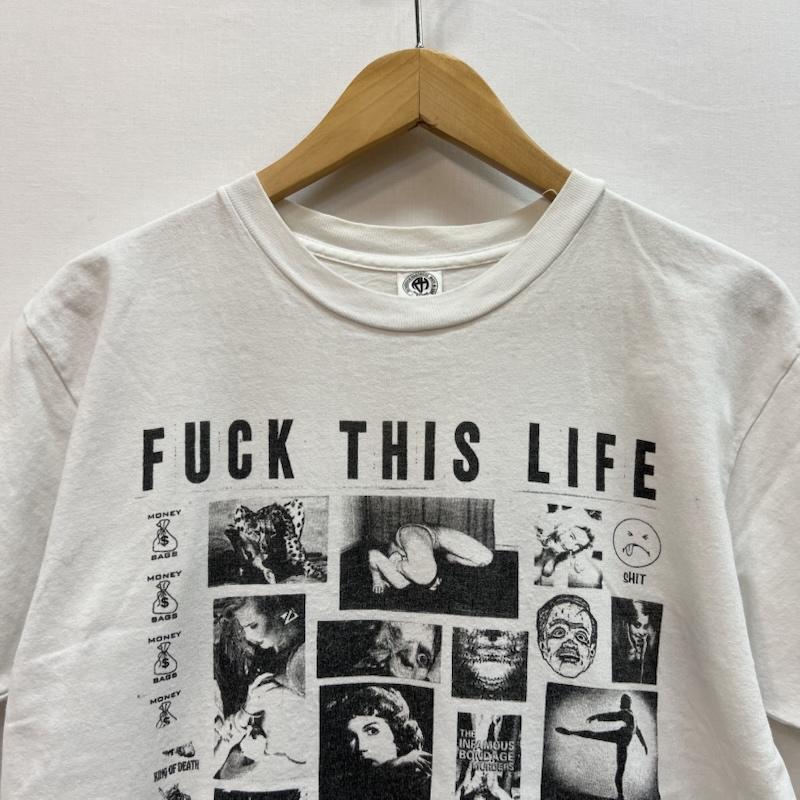 古着 USED Tシャツ 半袖 Richardson Weirdo Dave コラボ Fuck This Life展 記念 Tシャツ S 白 / ホワイト / white メンズ USED 古着 中古 50159473