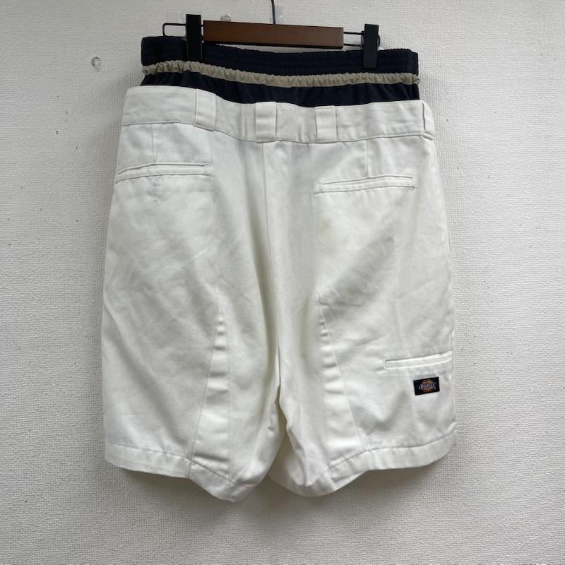 サスクワァッチファブリックス SASQUATCHfabrix. パンツ ショートパンツ Dickies コラボ 14ss レイヤード ハーフ パンツ 14ss-pa5-001 L 白 / ホワイト / white メンズ USED 古着 中古 50159478