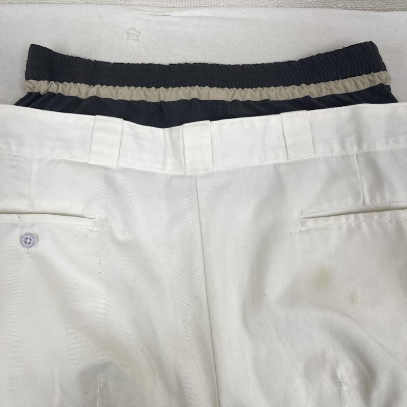 サスクワァッチファブリックス SASQUATCHfabrix. パンツ ショートパンツ Dickies コラボ 14ss レイヤード ハーフ パンツ 14ss-pa5-001 L 白 / ホワイト / white メンズ USED 古着 中古 50159478
