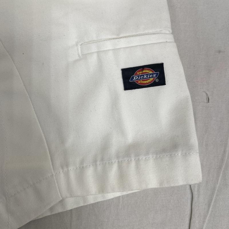 サスクワァッチファブリックス SASQUATCHfabrix. パンツ ショートパンツ Dickies コラボ 14ss レイヤード ハーフ パンツ 14ss-pa5-001 L 白 / ホワイト / white メンズ USED 古着 中古 50159478