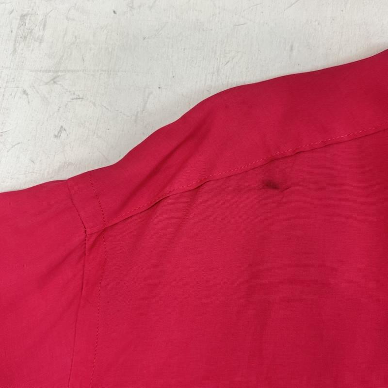 ヨウジヤマモトプールオム Yohji Yamamoto POUR HOMME シャツ、ブラウス 長袖 90s レーヨン 開襟シャツ アーカイブ ヴィンテージ M 桃 / ピンク / pink メンズ USED 古着 中古 50159483