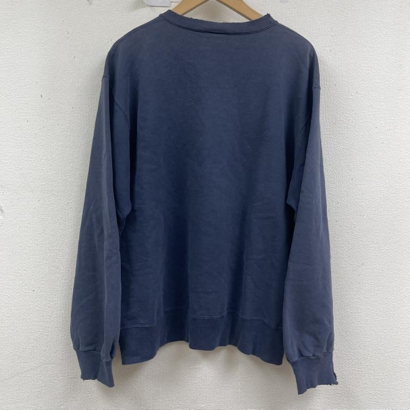 チャンピオン Champion トレーナー 長袖 90s トリコタグ ヴィンテージ 刺繍 ロゴ スウェット トレーナー L 紺 / ネイビー / navy メンズ USED 古着 中古 50159490
