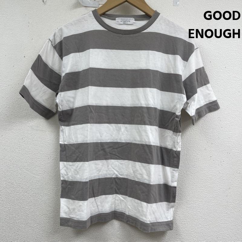 グッドイナフ GOODENOUGH Tシャツ 半袖 90S 00s UNDERWEAR ライン ボーダー クルーネック Tシャツ S ベージュ / ベージュ / beige メンズ USED 古着 中古 50159499