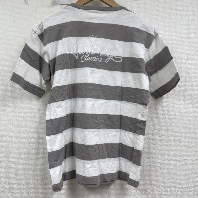 グッドイナフ GOODENOUGH Tシャツ 半袖 90S 00s UNDERWEAR ライン ボーダー クルーネック Tシャツ S ベージュ / ベージュ / beige メンズ USED 古着 中古 50159499
