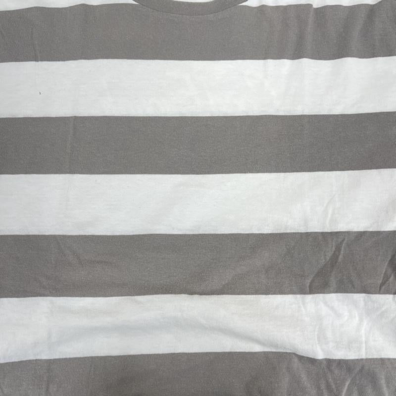 グッドイナフ GOODENOUGH Tシャツ 半袖 90S 00s UNDERWEAR ライン ボーダー クルーネック Tシャツ S ベージュ / ベージュ / beige メンズ USED 古着 中古 50159499