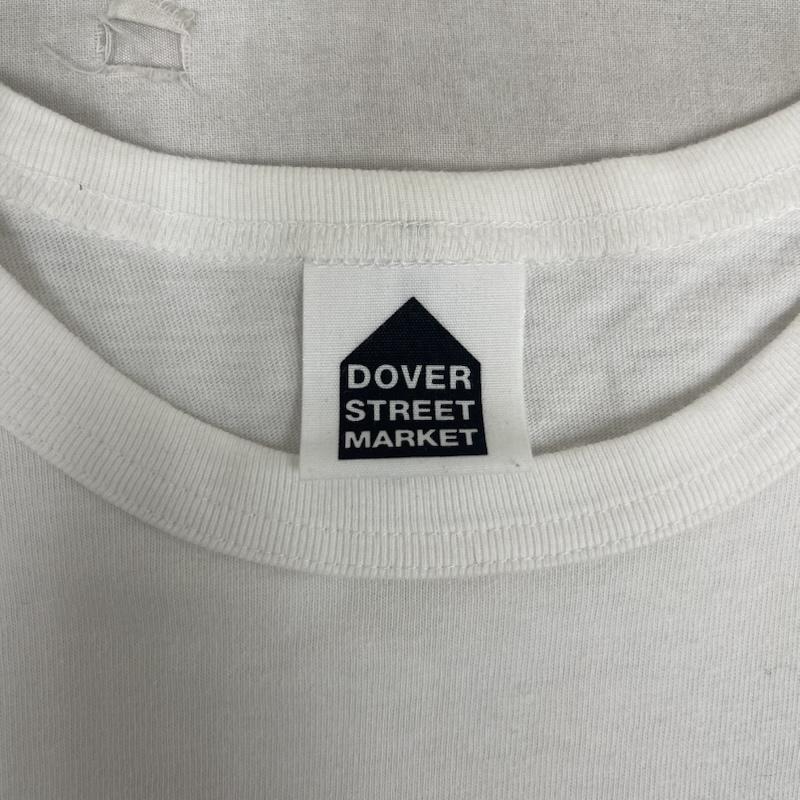 ドーバーストリートマーケット DOVER STREET MARKET Tシャツ 半袖 日本製 10周年 アニバーサリー 限定 ロゴ デザイン Tシャツ M 白 / ホワイト / white メンズ USED 古着 中古 50159508