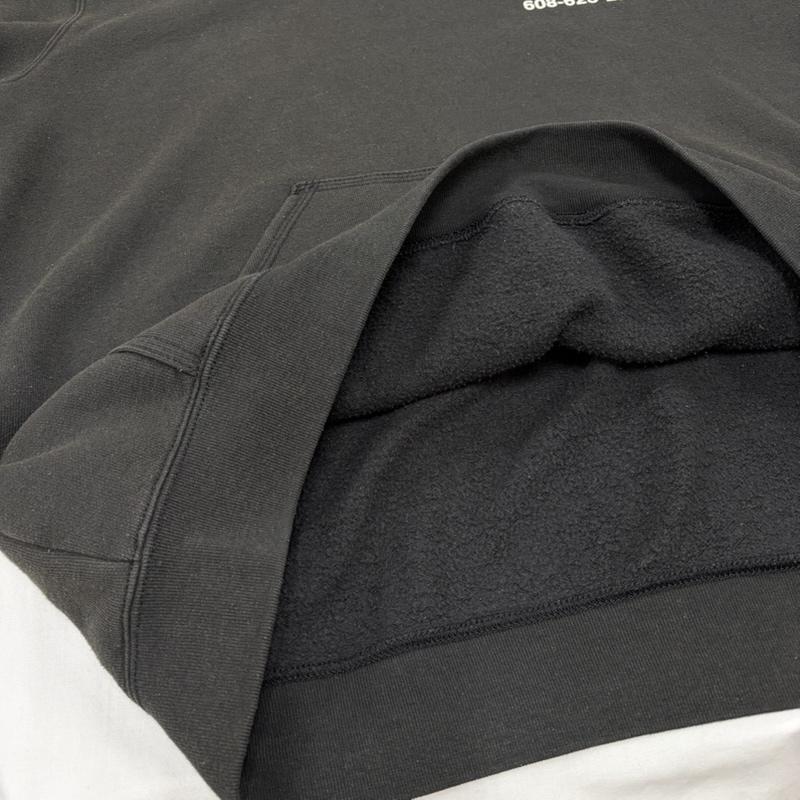 カーハート Carhartt パーカー 長袖 ロゴ プリント フーディー プルオーバー パーカー ORIGINAL FIT スウェット 裏起毛 XL ロゴ、文字 X プリント 黒 / ブラック / black X 白 / ホワイト / white メンズ USED 古着 中古 50159509