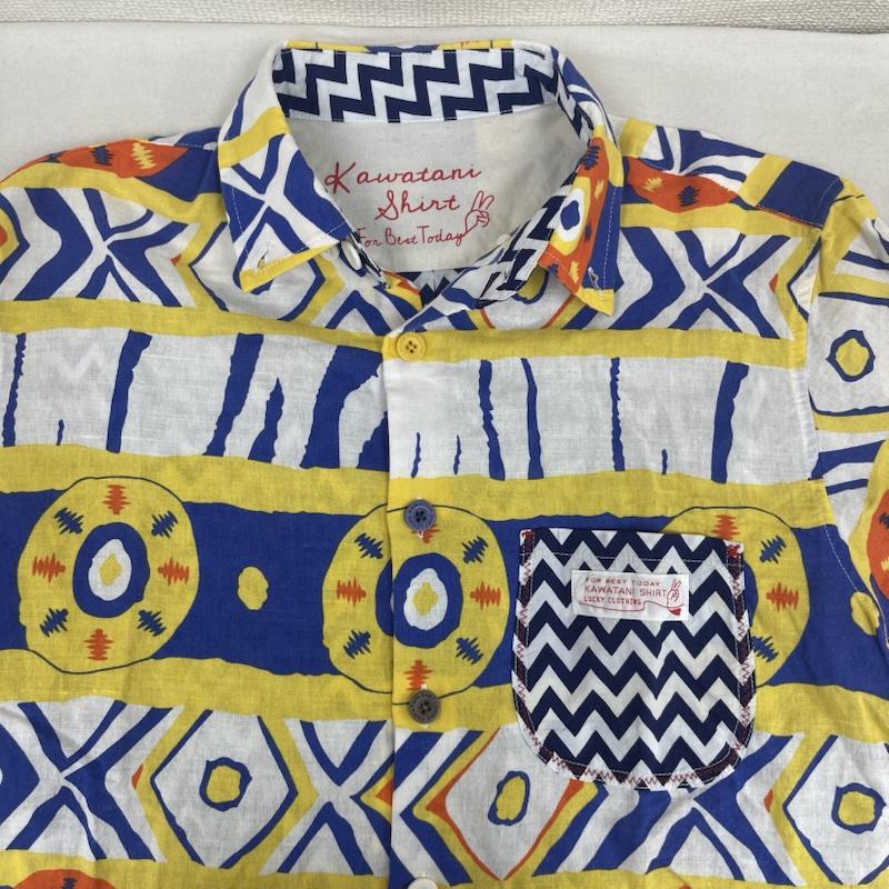 古着 USED シャツ、ブラウス 半袖 Kawatani Shirt 河谷シャツ マルチカラー 半袖 シャツ ks-162108 M マルチカラー / マルチカラー / multicolor メンズ USED 古着 中古 50159513