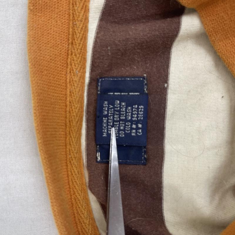 ステューシー STUSSY Tシャツ 半袖 90s 00s ラグラン マルチカラー ボーダー Tシャツ S 茶 / ブラウン / brown メンズ USED 古着 中古 50159525